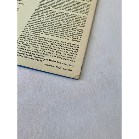 Kittiwake Island A Musical Comedy Original Cast Recording Blue Pear Records LP - Picture 4 of 8